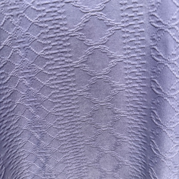 Women's Lilac Puff Shoulder Long Sleeve Top - Picture 4 of 6